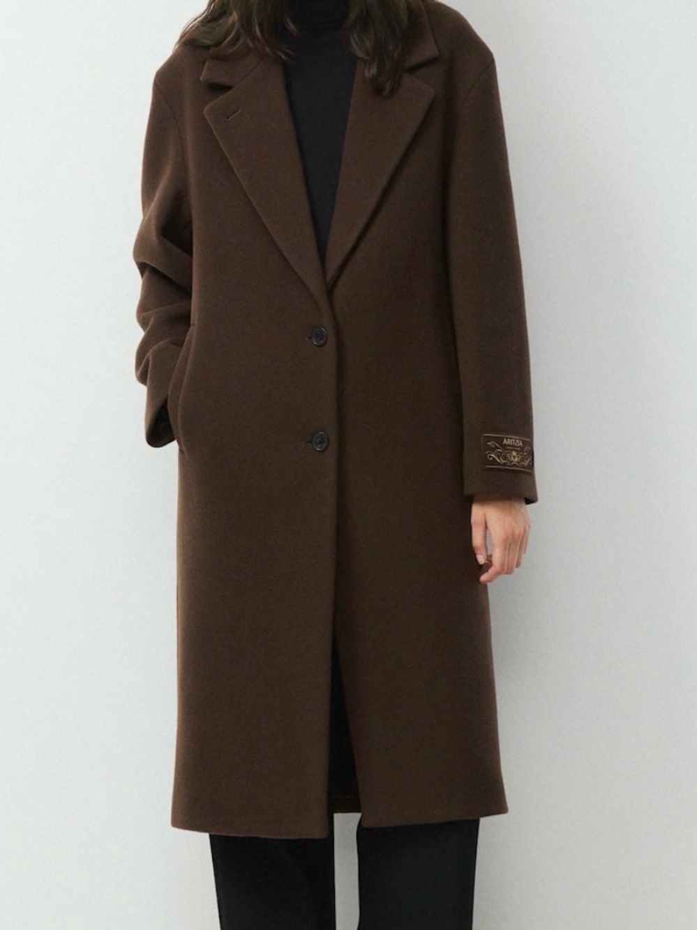 Aritzia Only Coat in Burnt Cedar